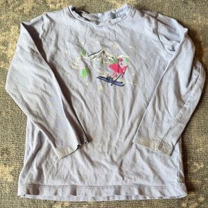 Crewcuts Lavender Ski Graphic Long Sleeve Shirt